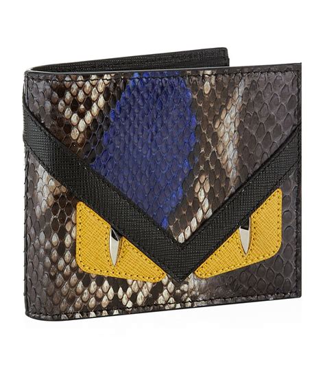 fendi men's wallet on sale|Fendi monster eye wallet.